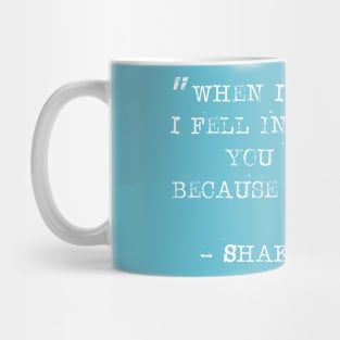 Love by Shakespeare Mug